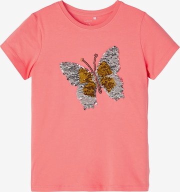 NAME IT T-Shirt 'Star' in Orange: predná strana