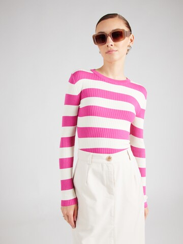 JDY Sweater 'JDYPLUM' in Pink: front