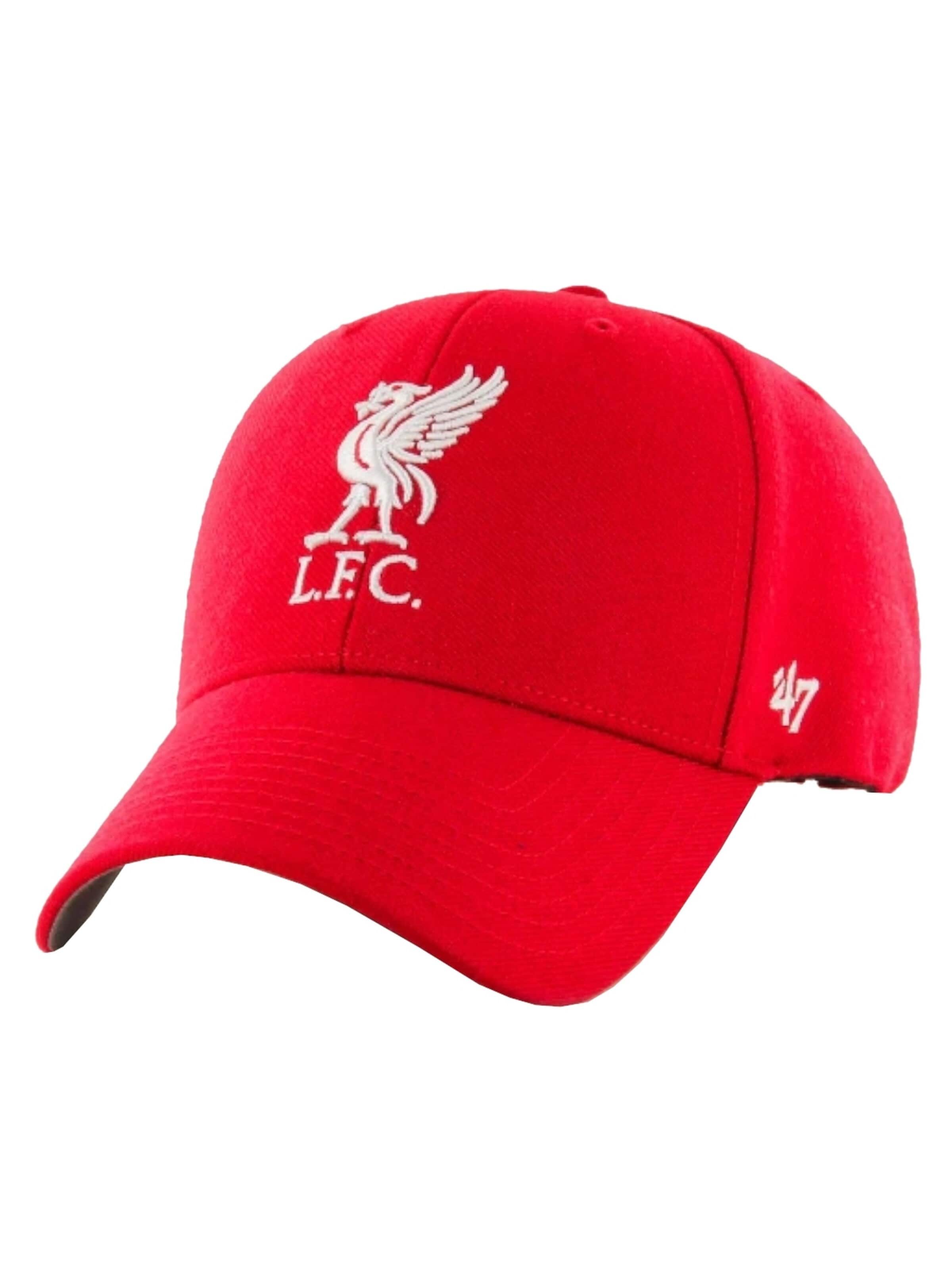 Casquette '47 Brand EPL FC Liverpool Cap' 47 en rouge : devant
