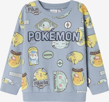 Felpa 'Pokémon' di NAME IT in blu: frontale