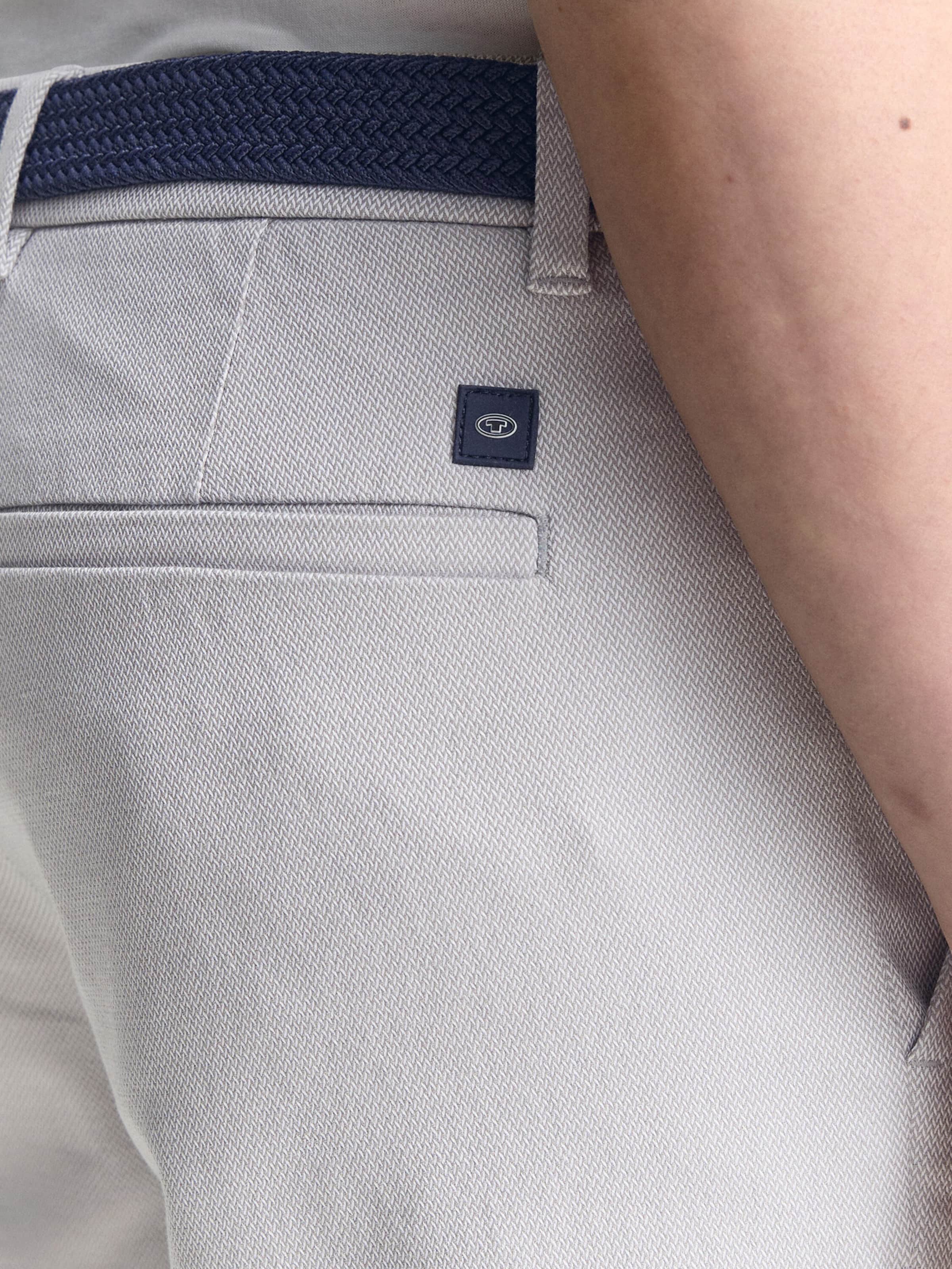 TOM TAILOR Regular Housut värissä valkoinen