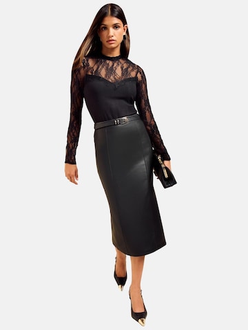 Camicia da donna di Friends Like These in nero: frontale