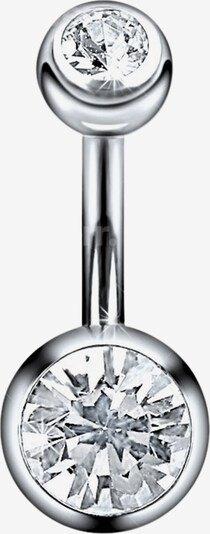 GOOD.designs Piercing mit Zirkonia in silber, Produktansicht