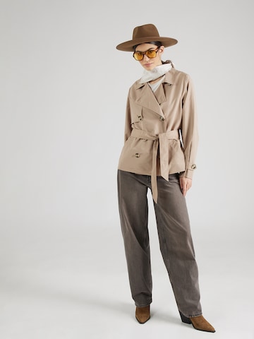 VERO MODA Between-Seasons Coat 'Zoa' in Beige