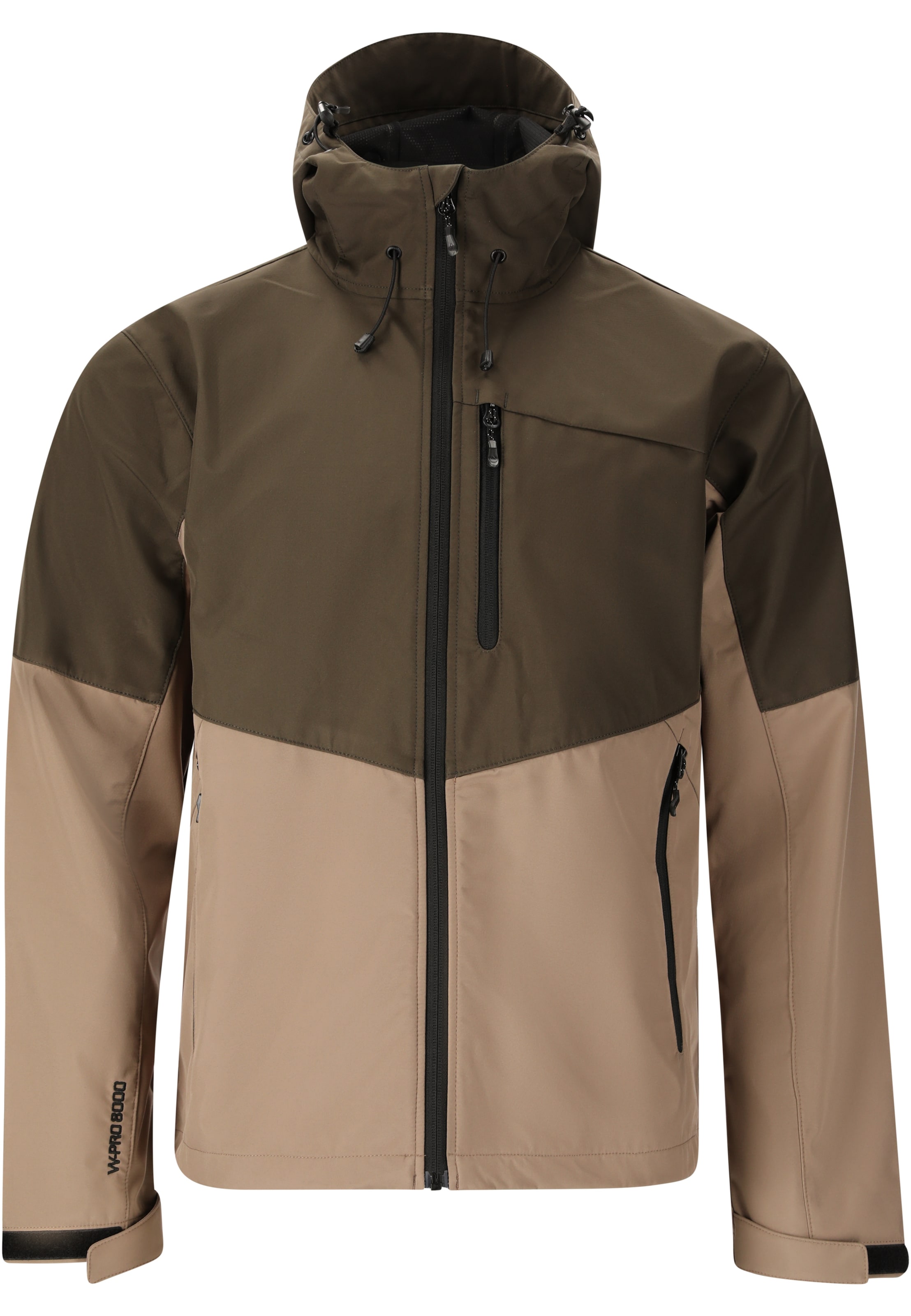Whistler Softshelljacke 'Rodney V2' in Braun: Vorderseite