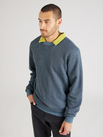 Sweat-shirt BLEND en bleu : devant