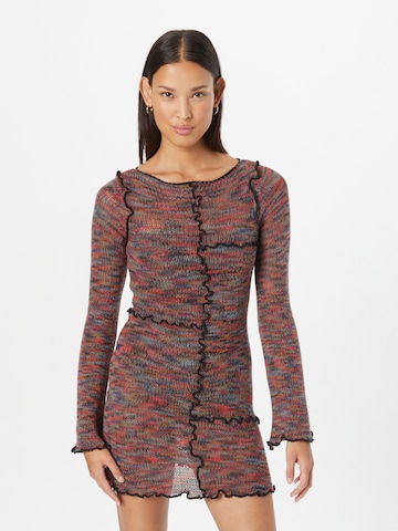 BDG Urban Outfitters Knitted dress in Red: front