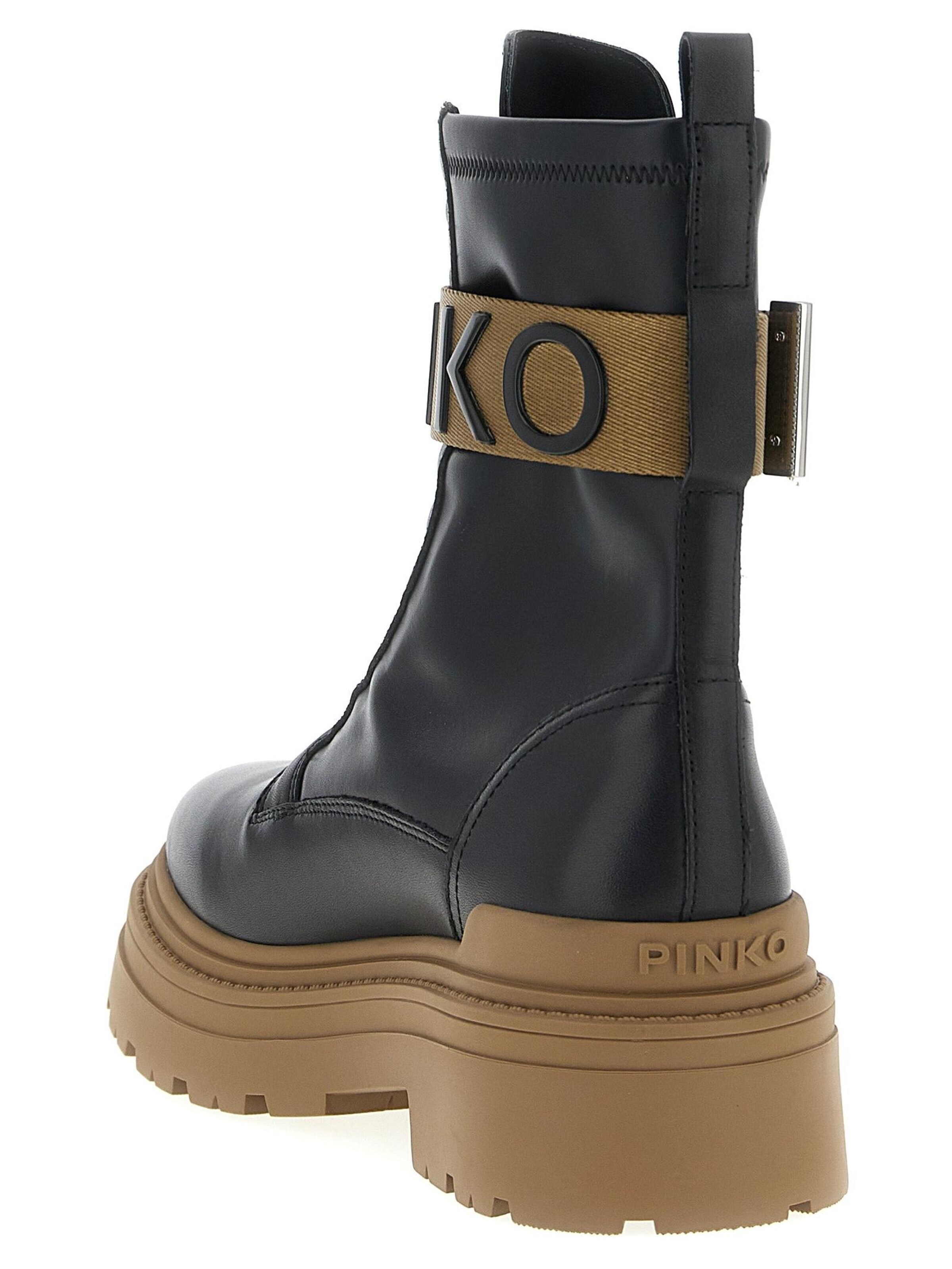 Boots PINKO en noir