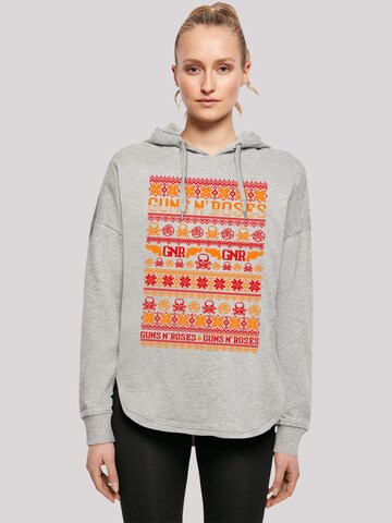 F4NT4STIC Sweatshirt in Grijs: voorkant