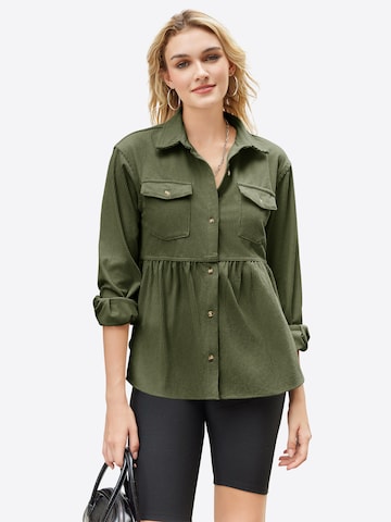 Imily Bela Демисезонная куртка в Зеленый: спереди