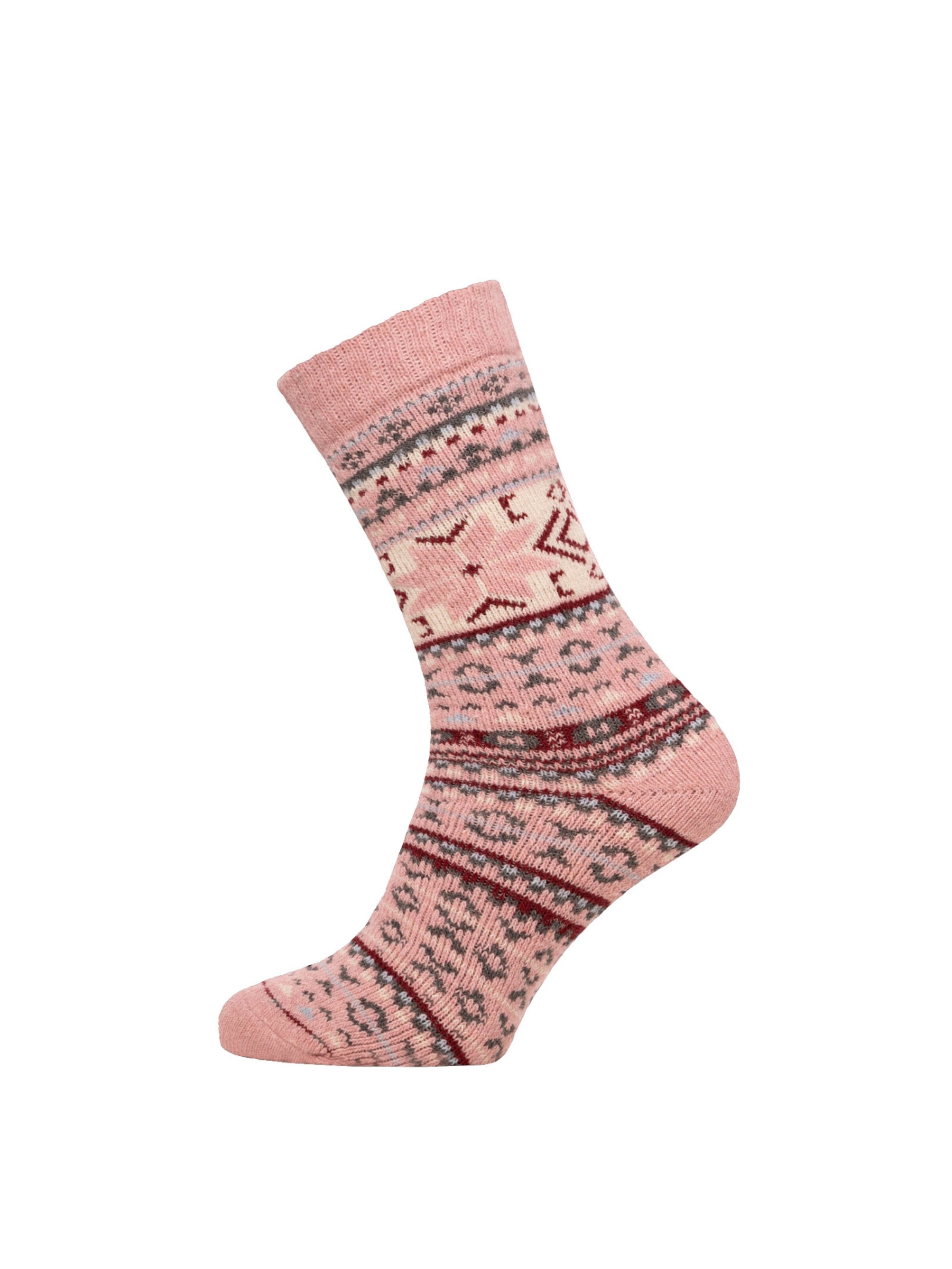 HomeOfSocks Socks 'HOS458' in Pink: front
