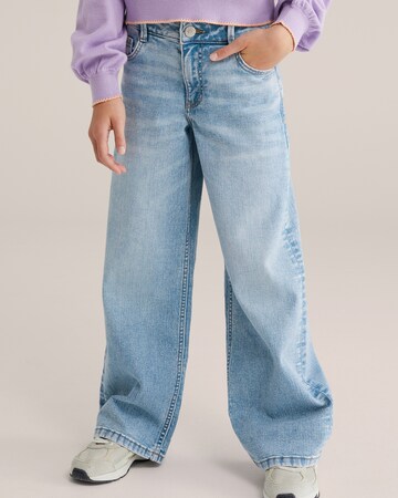 WE Fashion Loose fit Jeans in Blue: front