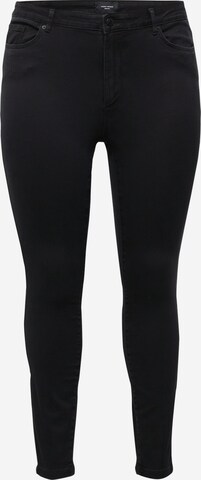 Vero Moda Curve Skinny Jeans 'Phia' in Zwart: voorkant