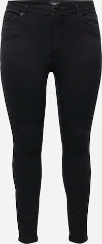 Vero Moda Curve Skinny Jeans 'Phia' in Schwarz: predná strana