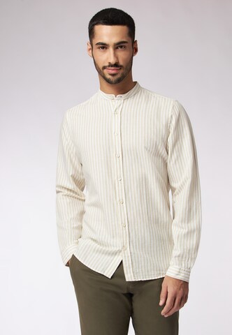 ROY ROBSON Regular fit Business Shirt in Beige: front