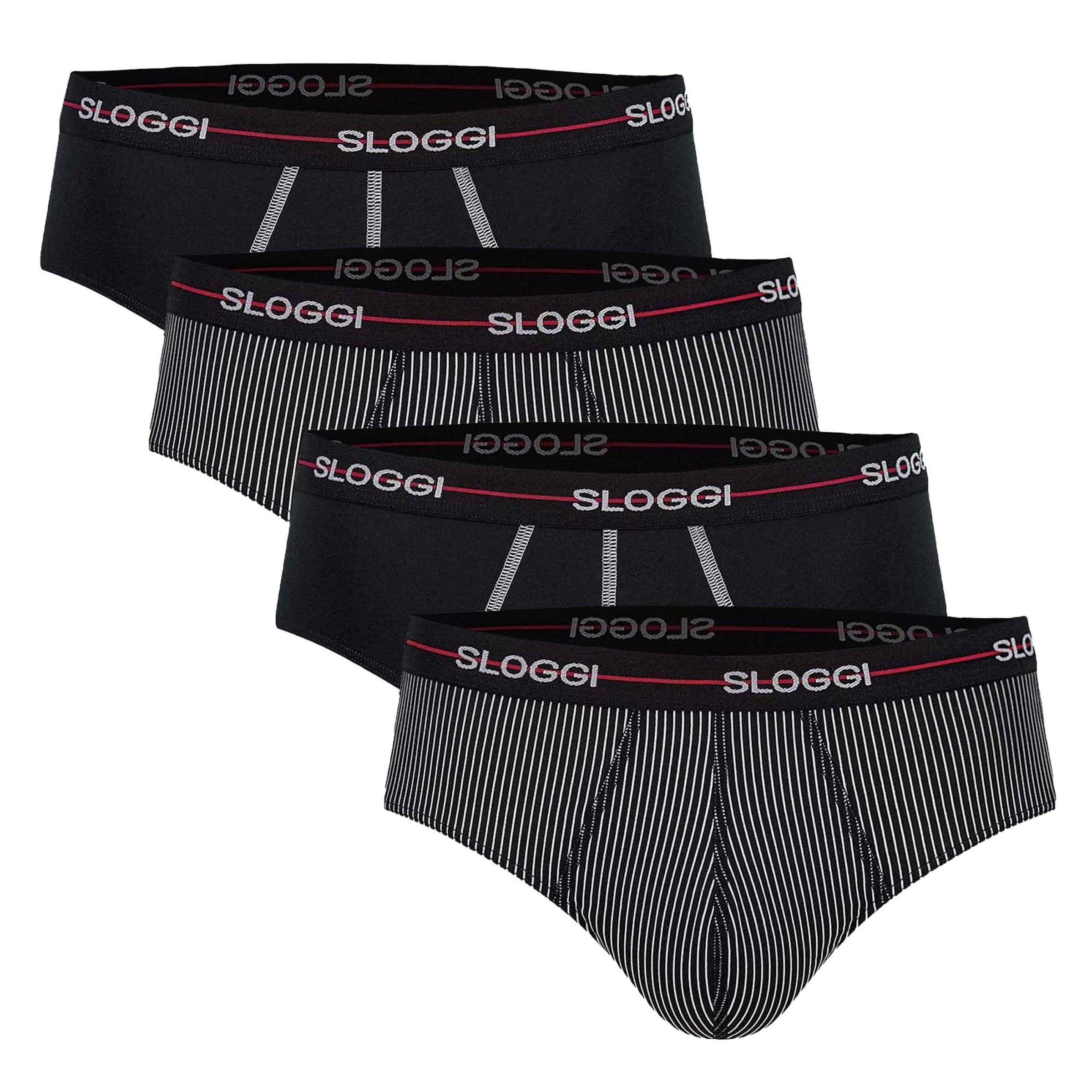 SLOGGI Slip in Black: front
