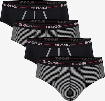 Slip SLOGGI en noir : devant