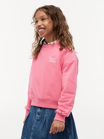TOMMY HILFIGER - Sudadera en rosa: frente