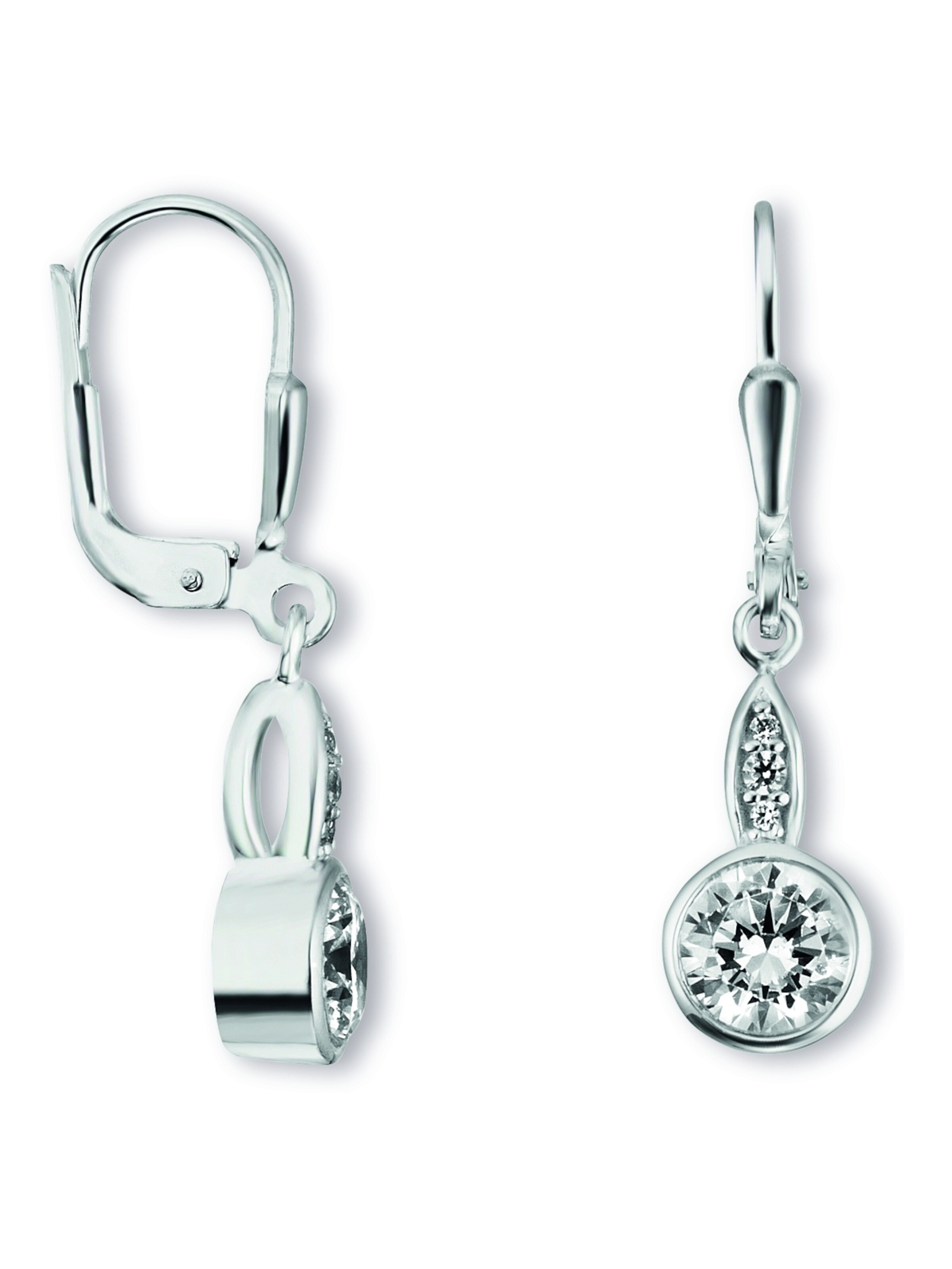 ONE ELEMENT Earrings in Silver: front