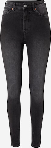 Monki Skinny Jeans in Black: front