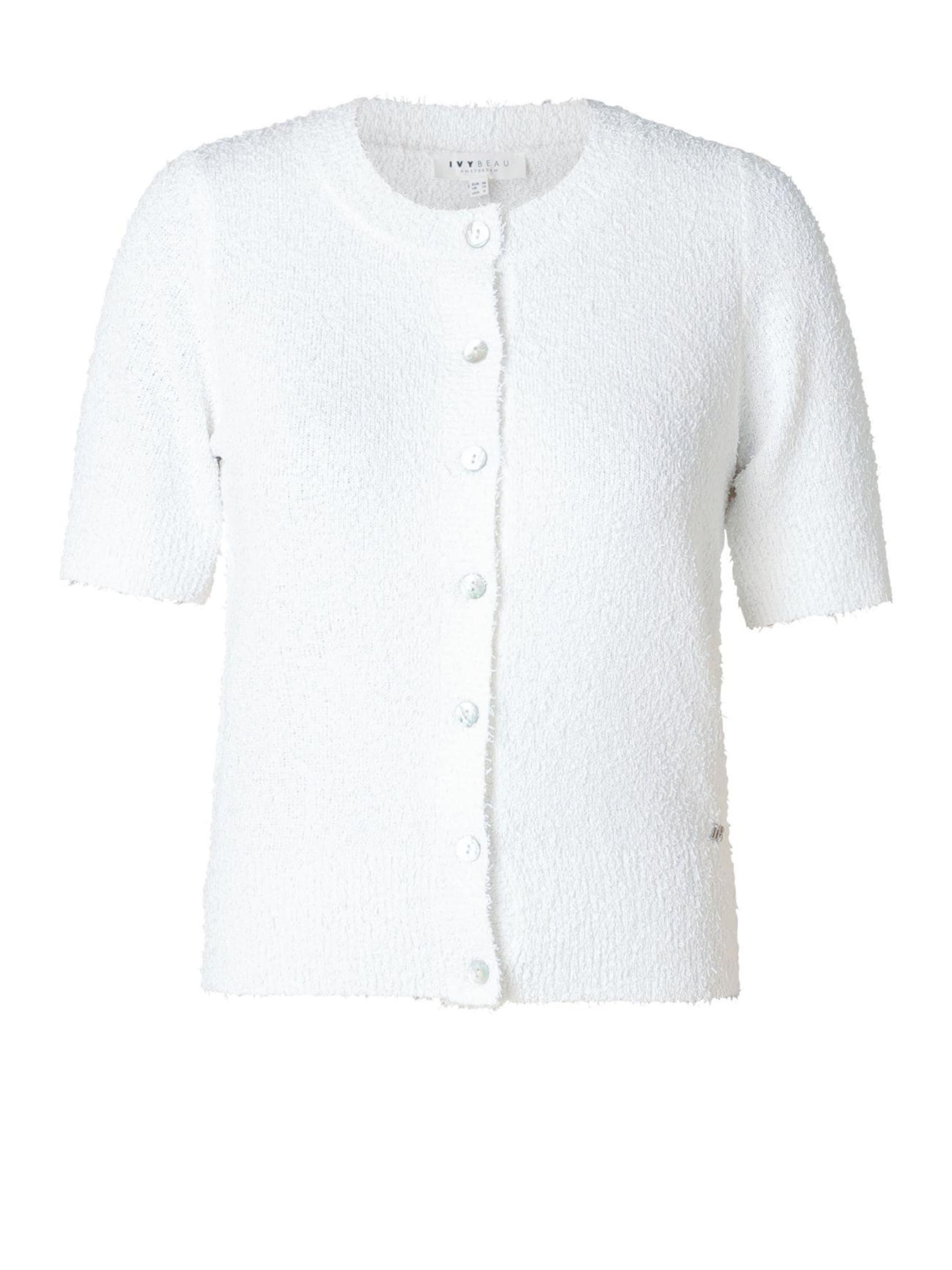 IVY BEAU Knit cardigan 'IVY Beau Glena wit' in White