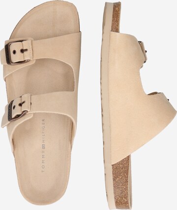 TOMMY HILFIGER Pantolette i beige