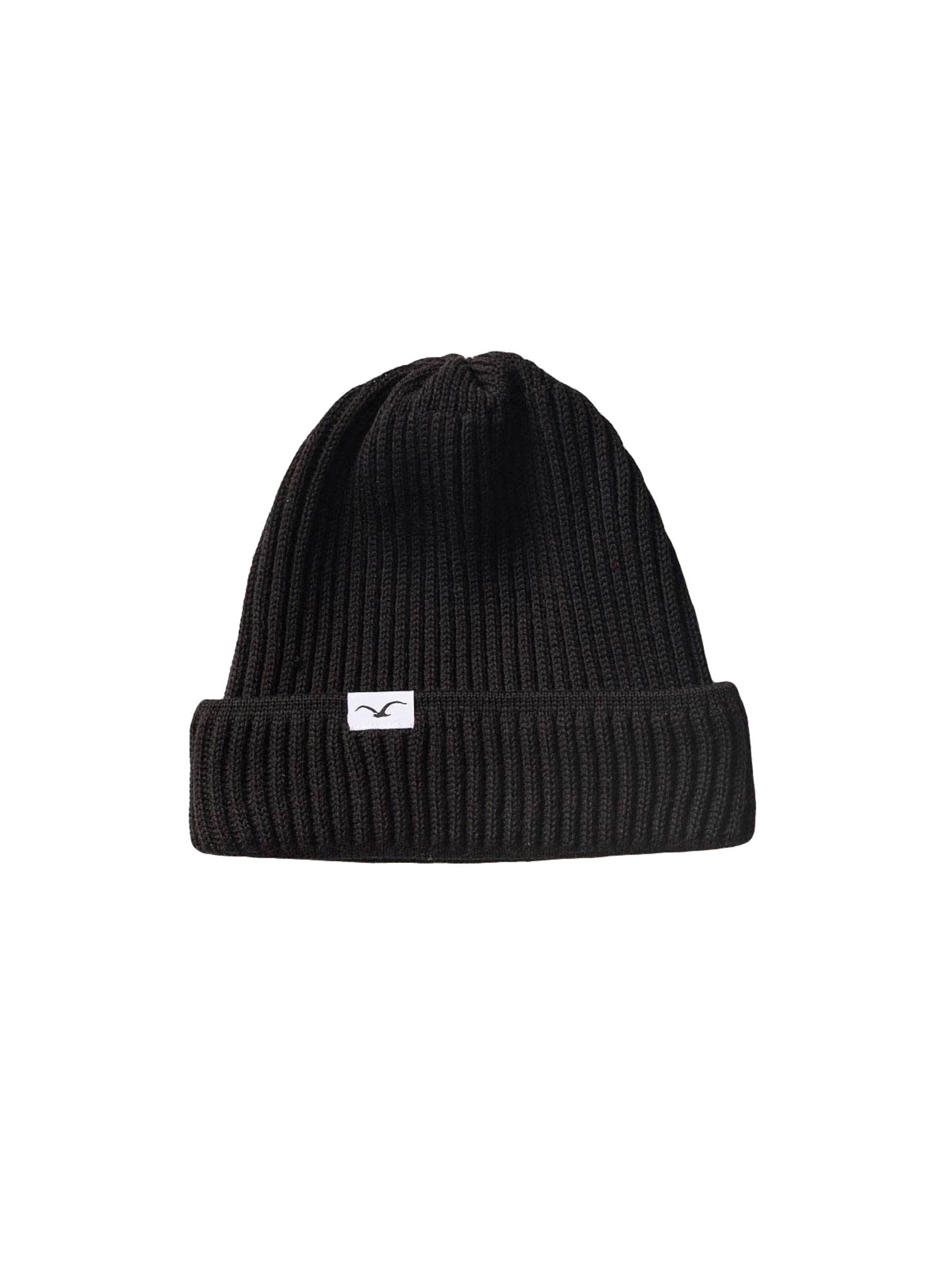 Cleptomanicx Mütze 'Storm' in Schwarz: Vorderseite