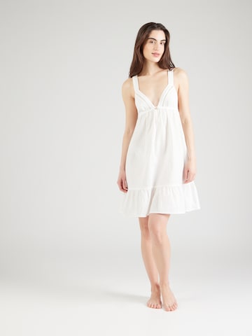 Emporio Armani Nightgown in White: front