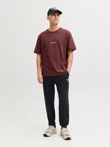 JACK & JONES - Tapered Pantalón 'JPSTGORDON' en negro