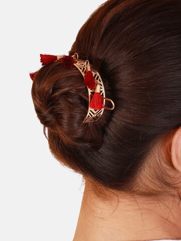 Ornamento per i capelli 'Rozanne' di SOHI in rosso: frontale