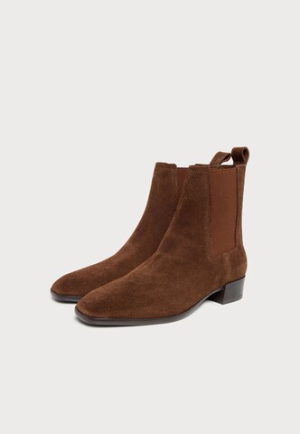 Copenhagen Studios - Botas chelsea '361' em castanho: frente
