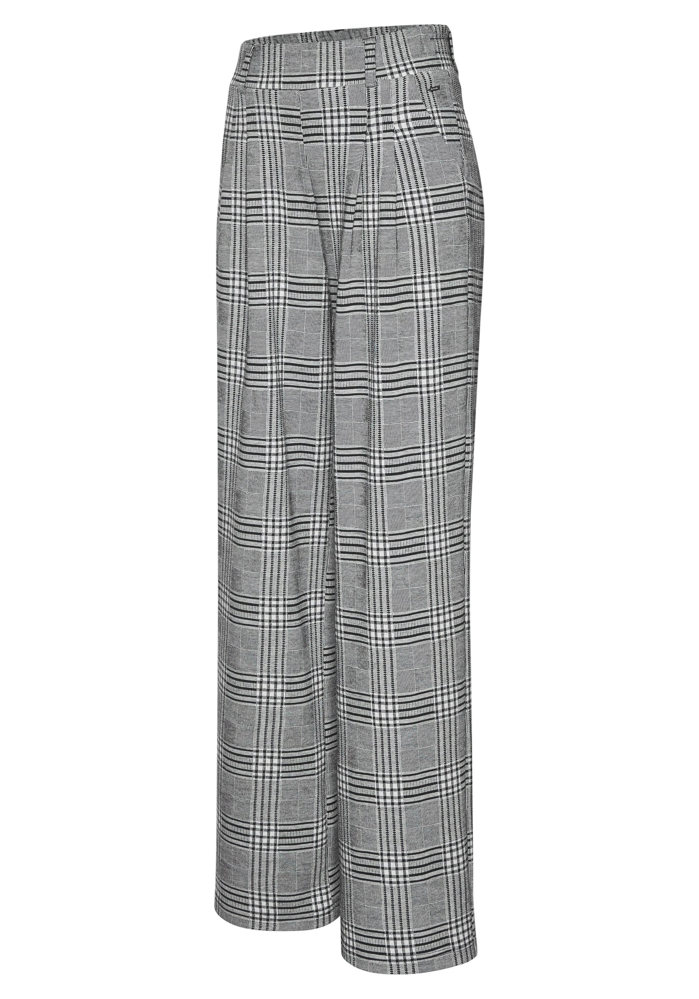 LASCANA Loose fit Pleat-Front Pants in Black