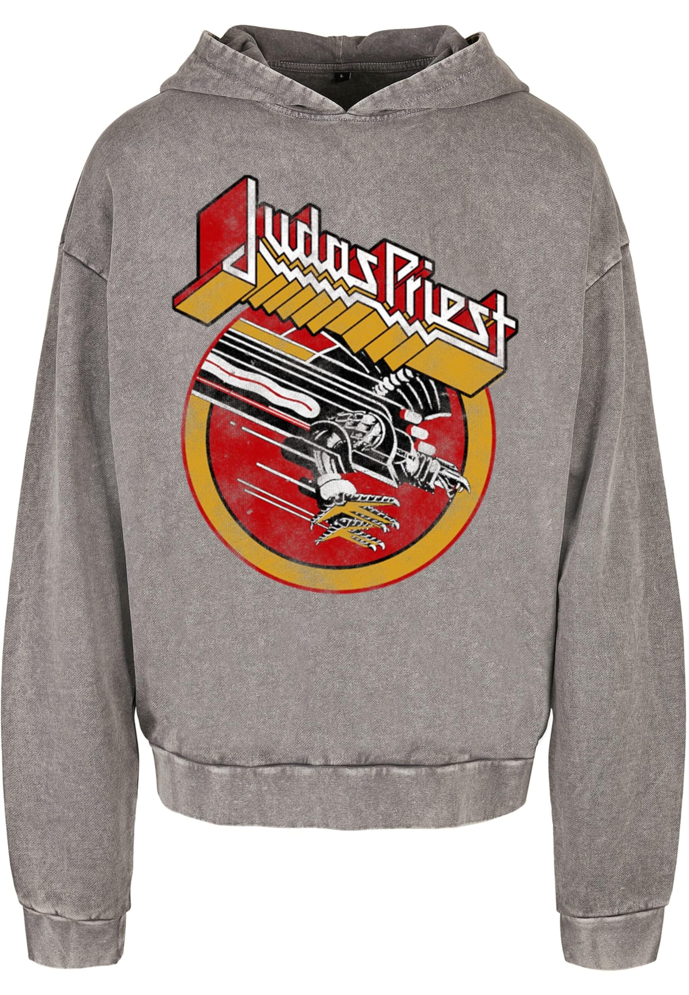 Merchcode Sweatshirt Judas Priest Solid Circle in Grau ABOUT YOU