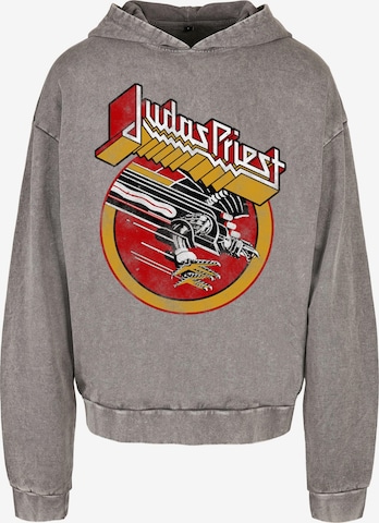 Merchcode Sweatshirt 'Judas Priest -  Solid Circle' in Grau: predná strana