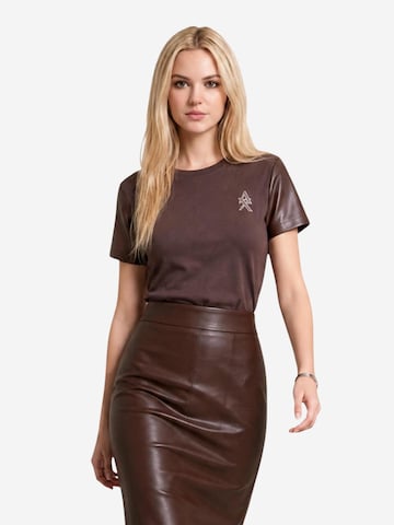 Maglietta 'XW002812 AF10356' di ARMANI EXCHANGE in marrone