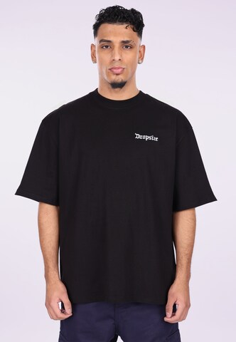 Dropsize Póló - fekete: elől