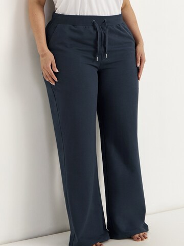 Cellbes of Sweden Wide leg Broek in Blauw
