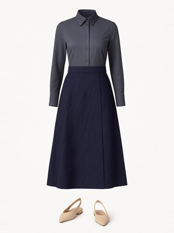 Touche Prive Skirt in Blue: front
