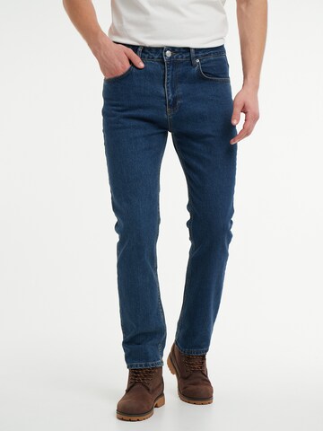 WEM Fashion Regular Jeans 'Magnus' in Blue: front
