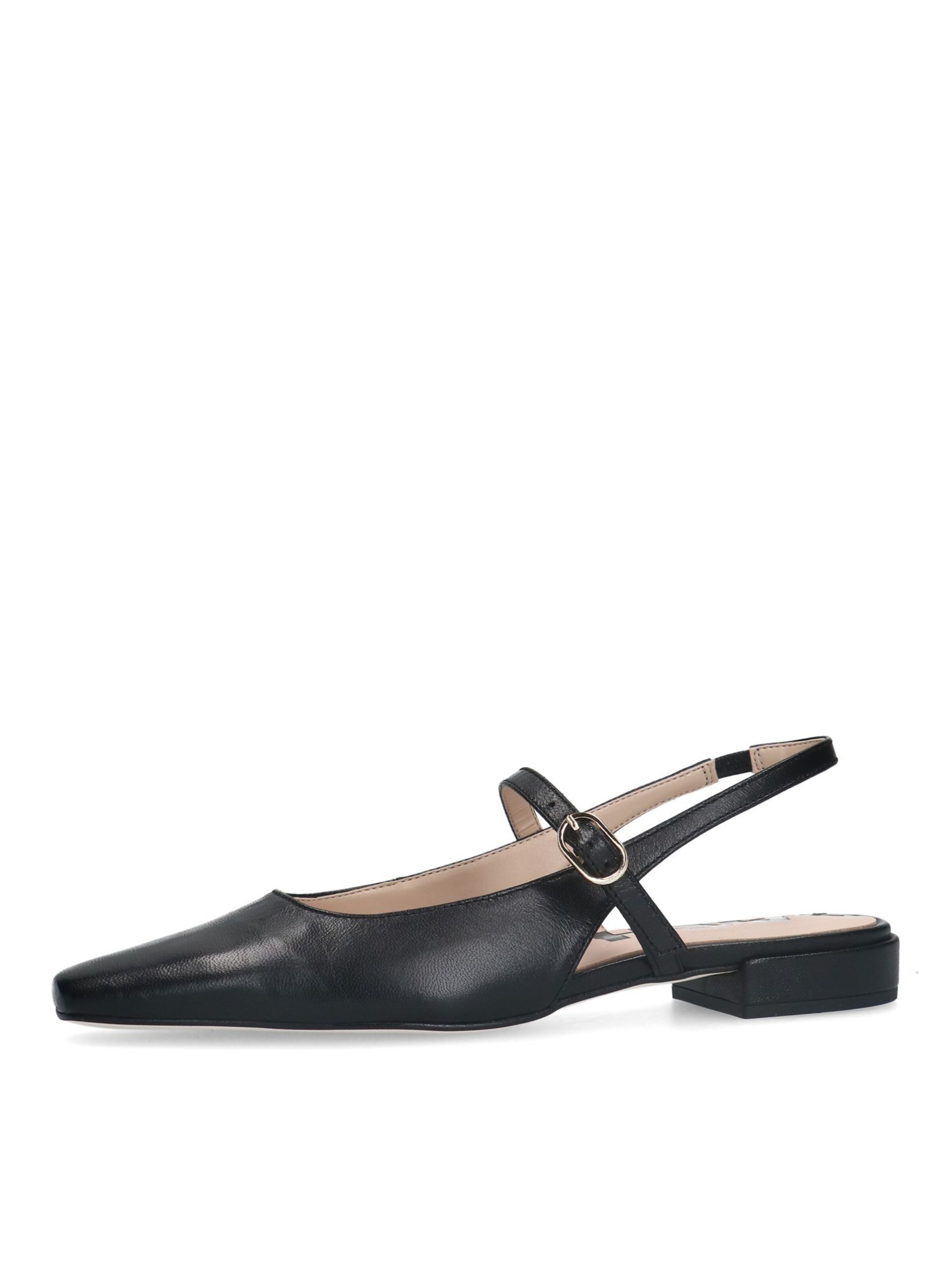 Escarpins à bride arrière SACHA en noir : devant