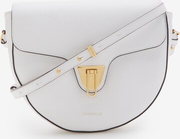 Coccinelle Crossbody Bag in White: front