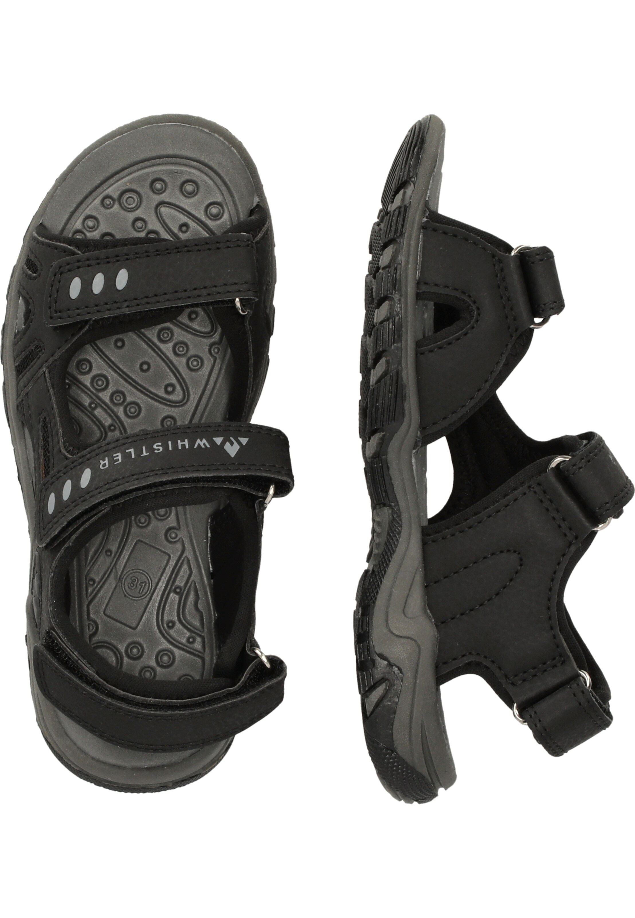 Whistler Sandalen 'Acamas' in Zwart