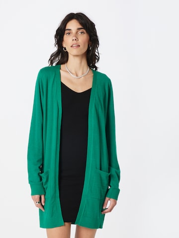 OBJECT Knit Cardigan 'THESS' in Green: front