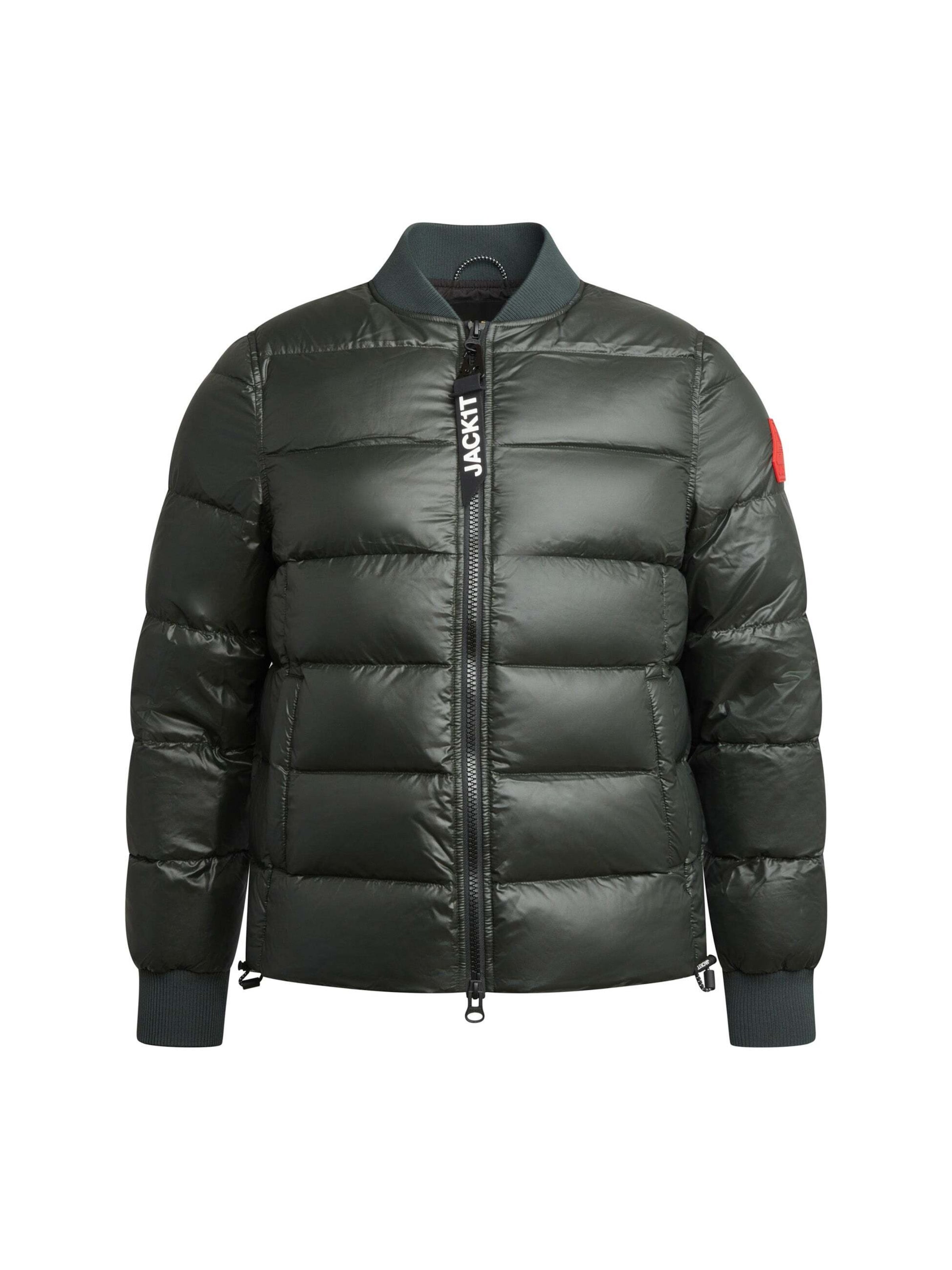 Veste outdoor ' Vortex Bomber Matt ' JACK1T en vert : devant