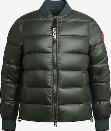 Veste outdoor ' Vortex Bomber Matt ' JACK1T en vert : devant