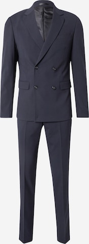 Lindbergh Slimfit Puku värissä sininen: etupuoli