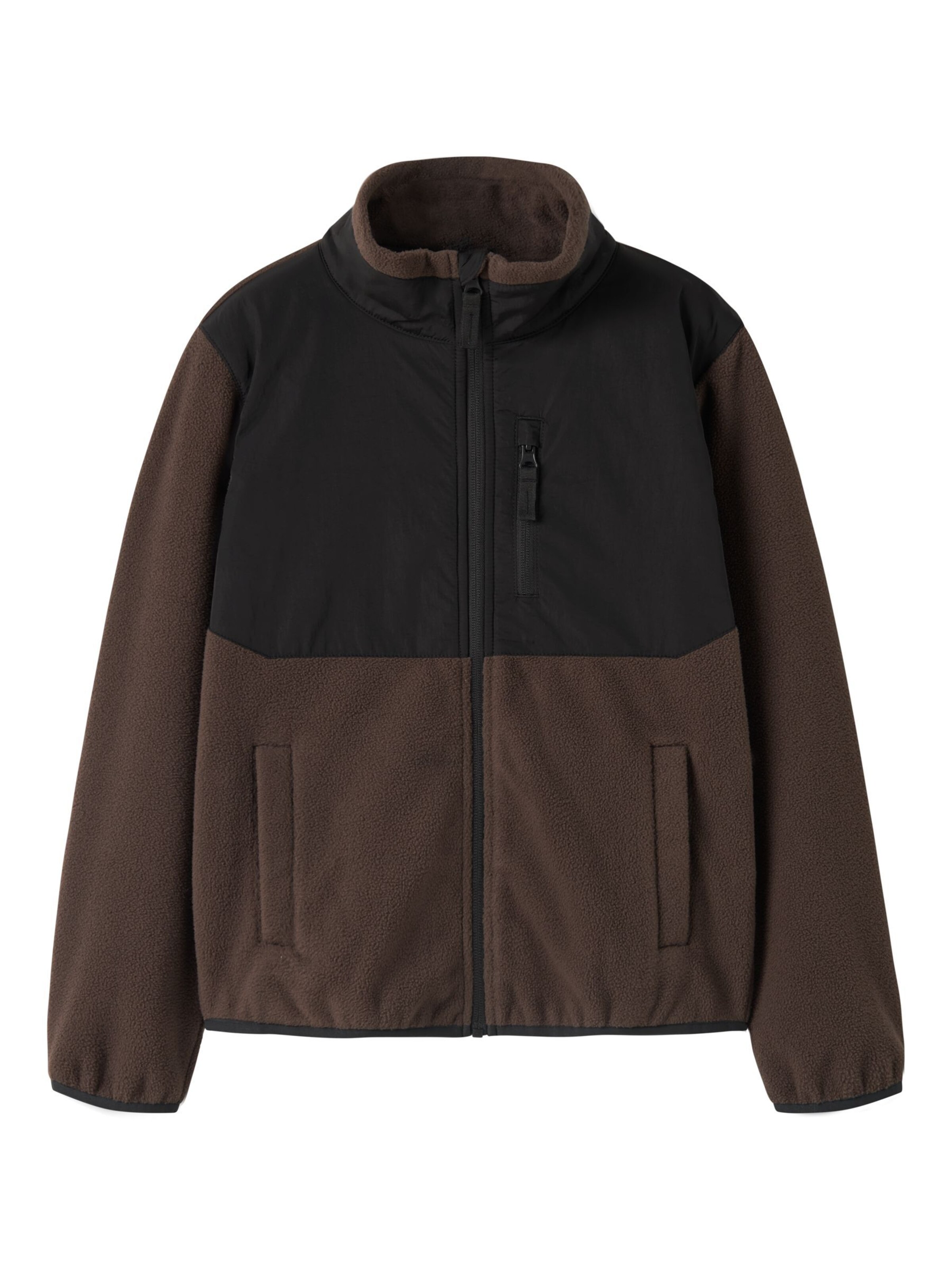 TWO SOON - Chaqueta polar en marrón: frente