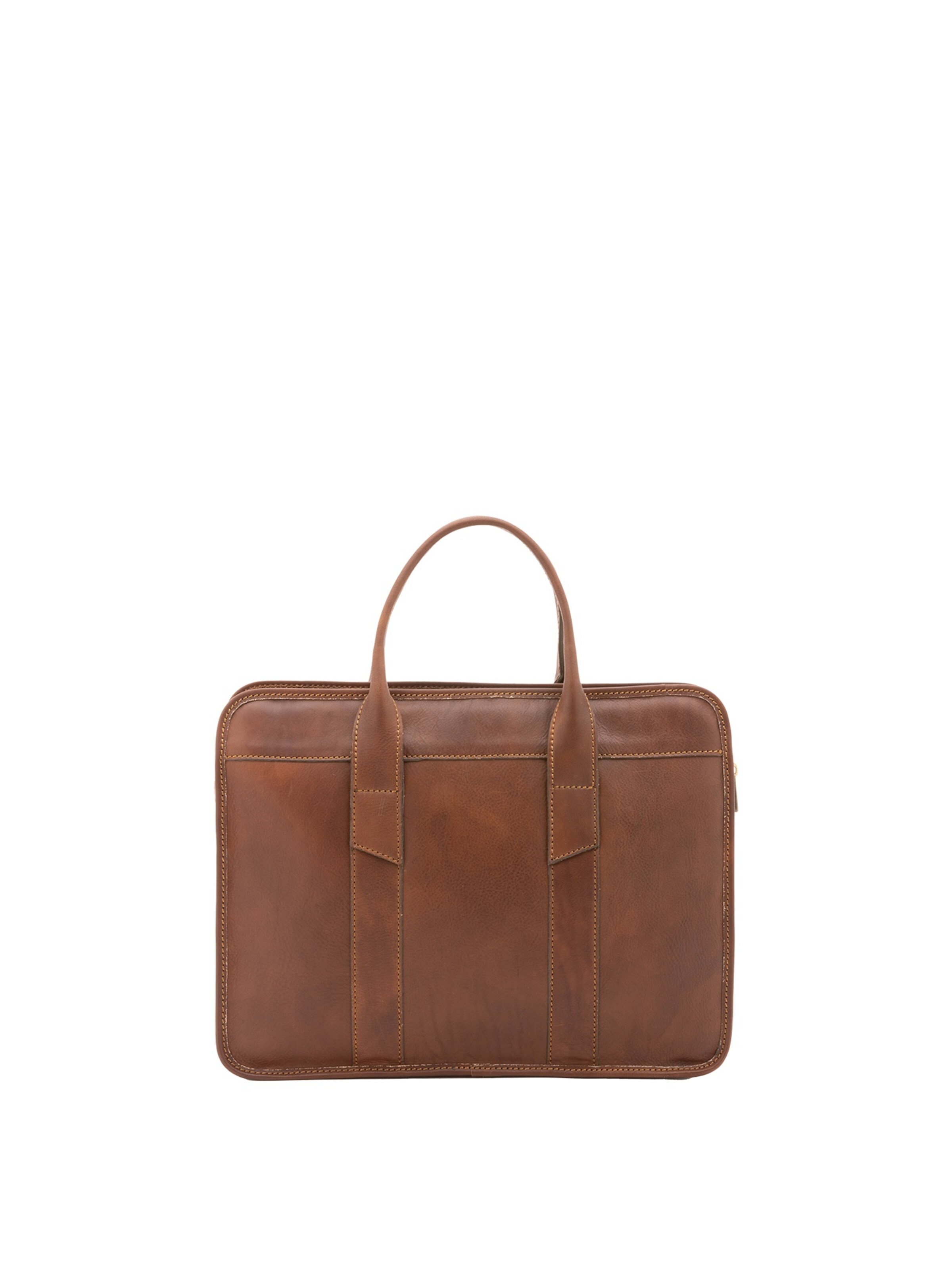 Borsa a mano 'Borsa a Mano Vera Pelle Alessia Firenze - Made in Italy' di Alessia Firenze in marrone: frontale