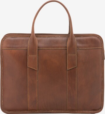 Borsa a mano 'Borsa a Mano Vera Pelle Alessia Firenze - Made in Italy' di Alessia Firenze in marrone: frontale