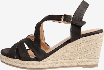 juoda Friends Like These Sandalai: priekis